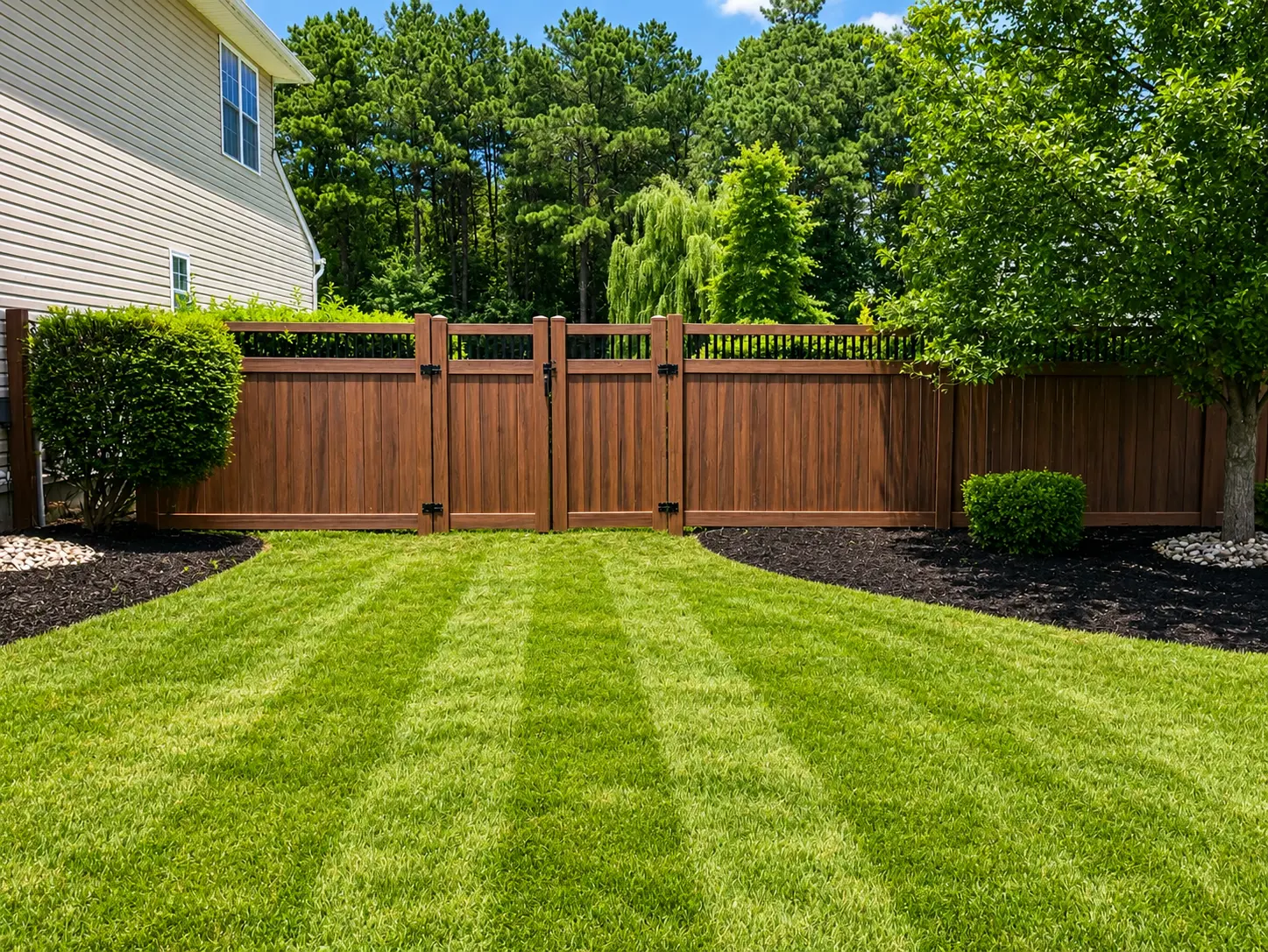 Composite Fencing installed by Fred's Fence