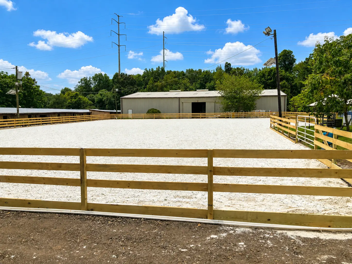 Farm & Split Rail installed by Fred's Fence