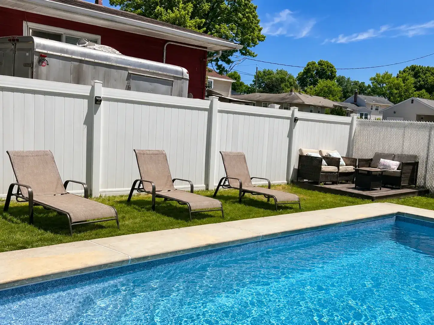 Recent pool fence installation in NJ