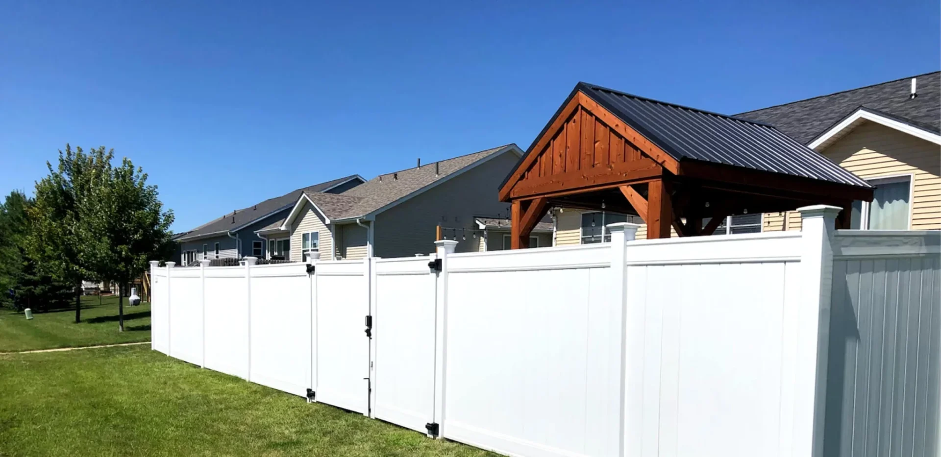 Vinyl & PVC Fencing installed by Fred's Fence