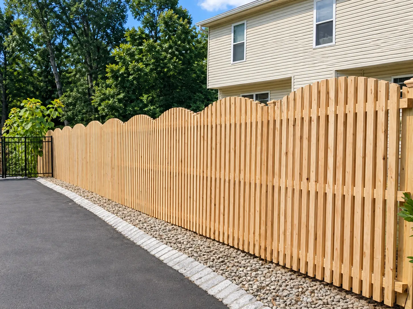Wood Fencing installed by Fred's Fence